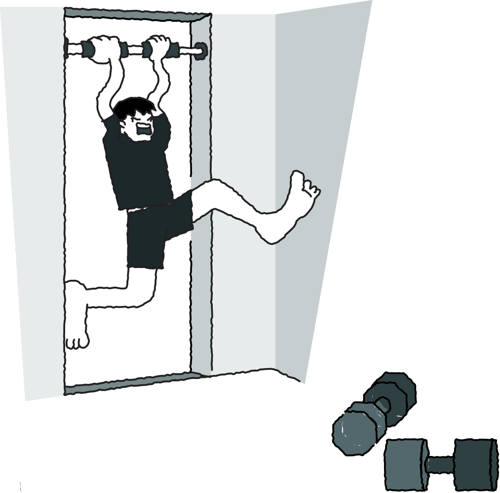 an illustration of me working out